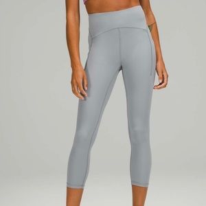 Lululemon Power Thru high rise crop 23"